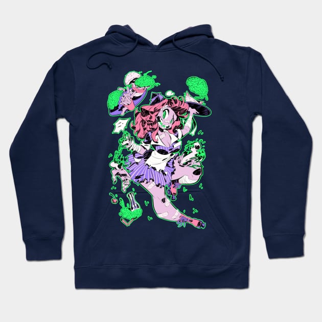 Zombie girl Hoodie by Rafchu